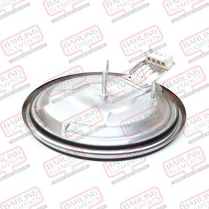 H/P Solid 8" Double -- COOKTOP STOVE SOLID HOTPLATE ELEMENT HIGH PROFILE 180MM 2000W